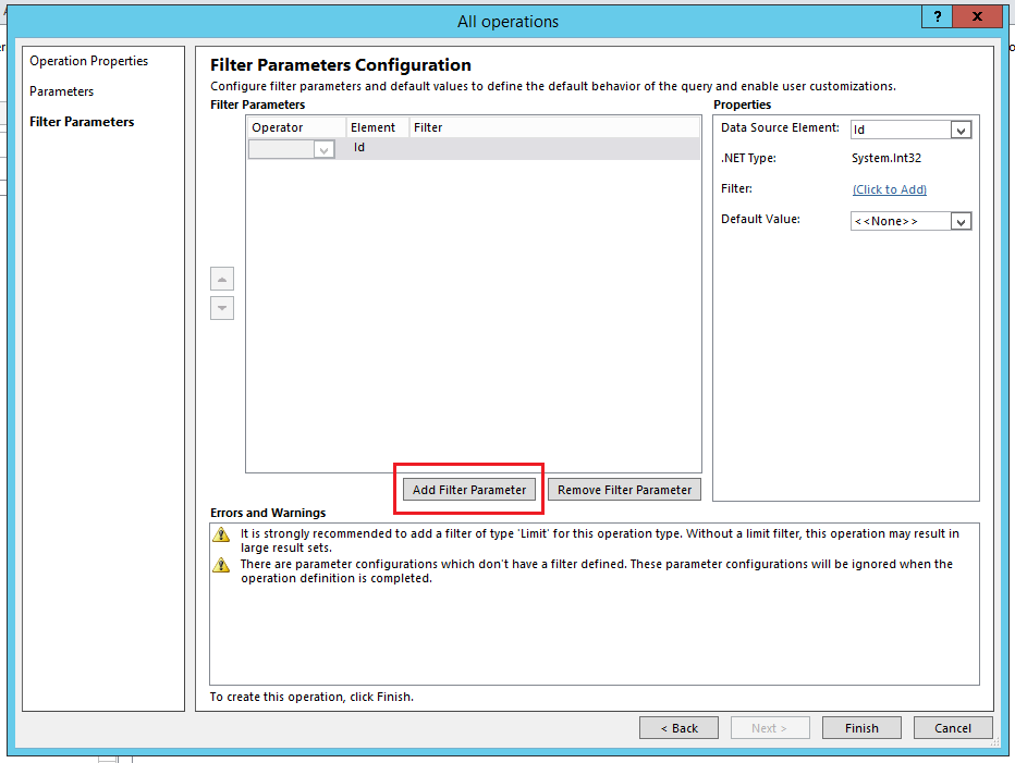 Add Filter Parameter SharePoint