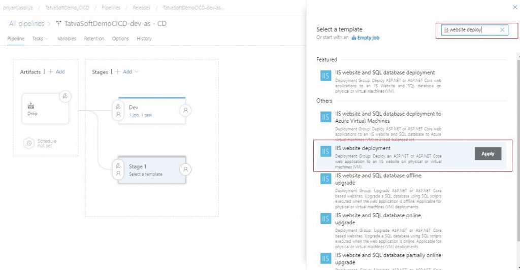 IIS Website Deployment