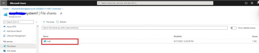 MQTT file share